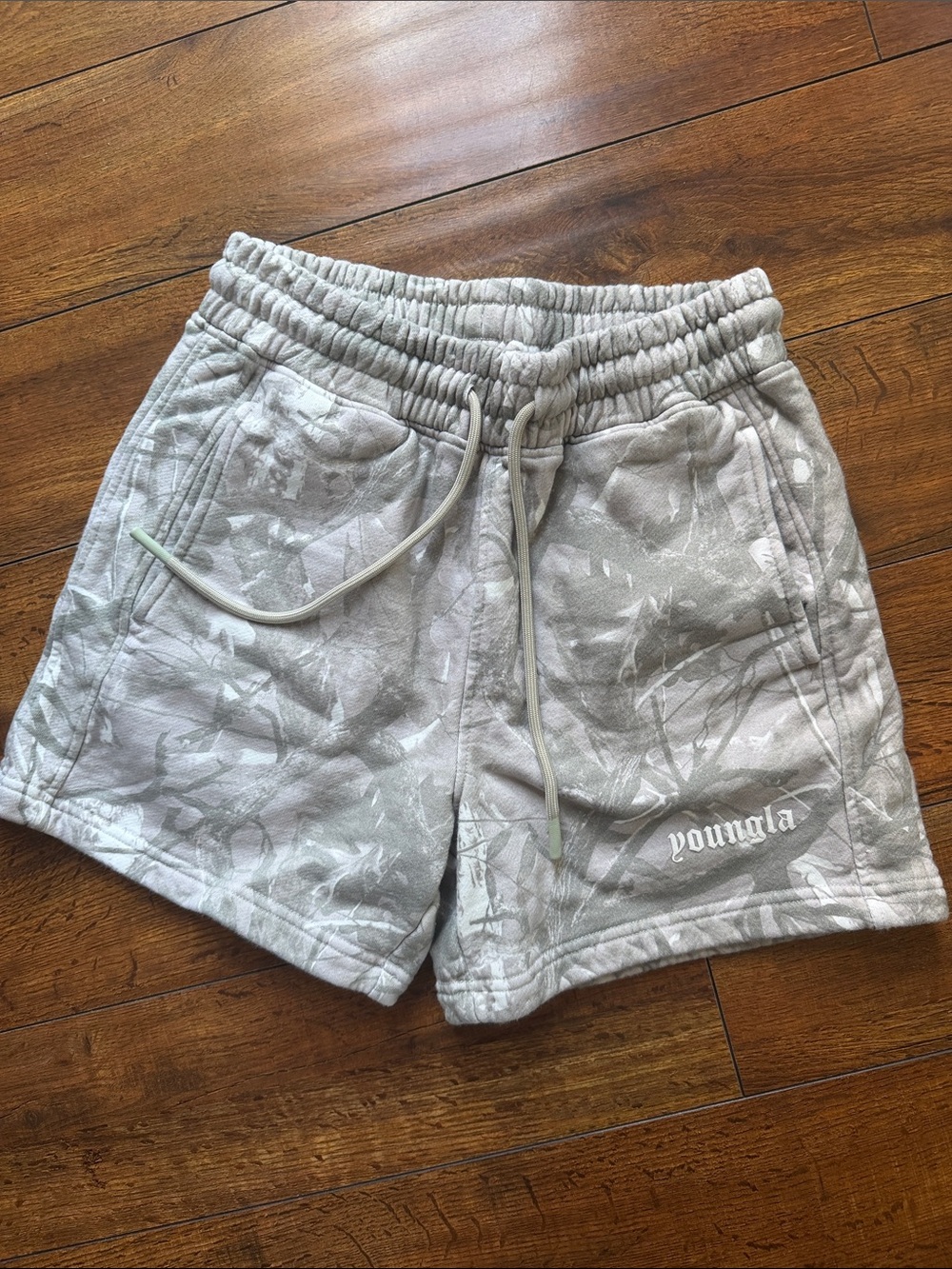 YoungLA Camo Sweat Short